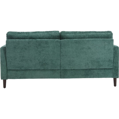 Modern chenille Fabric Loveseat, 2-Seat Upholstered Loveseat Sofa Modern Couch