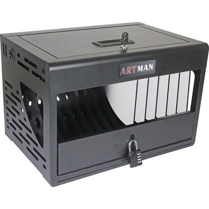 16 Bay Charging Cabinet for Laptop,Chromebook, Locking Charging Station-BLACK
