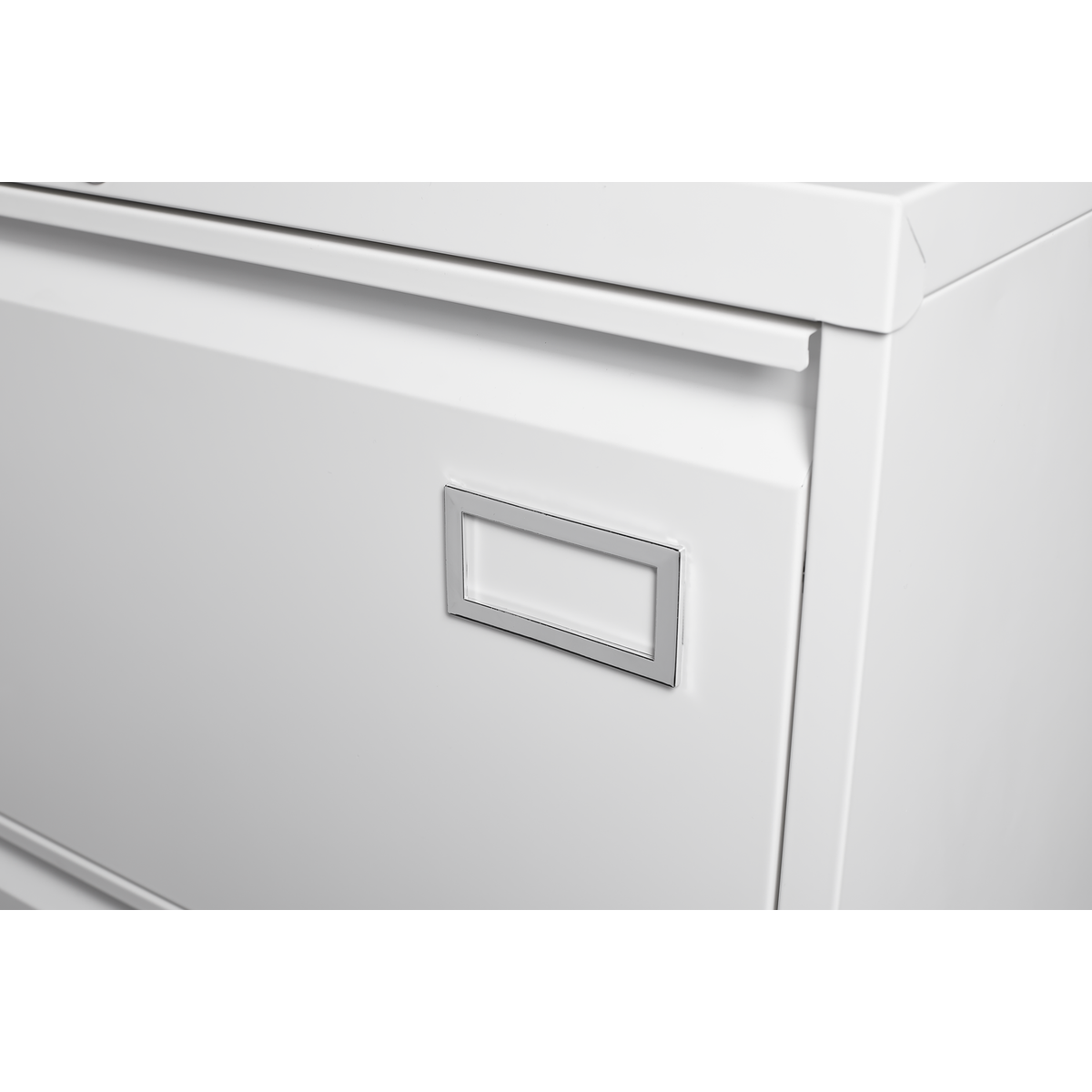 Filing Cabinet Lateral File Cabinet 3 Drawer, White Filing Cabinets with Lock, Locking Metal File Cabinets Three Drawer Office Cabinet for Legal/Letter/A4/F4 Home Offic