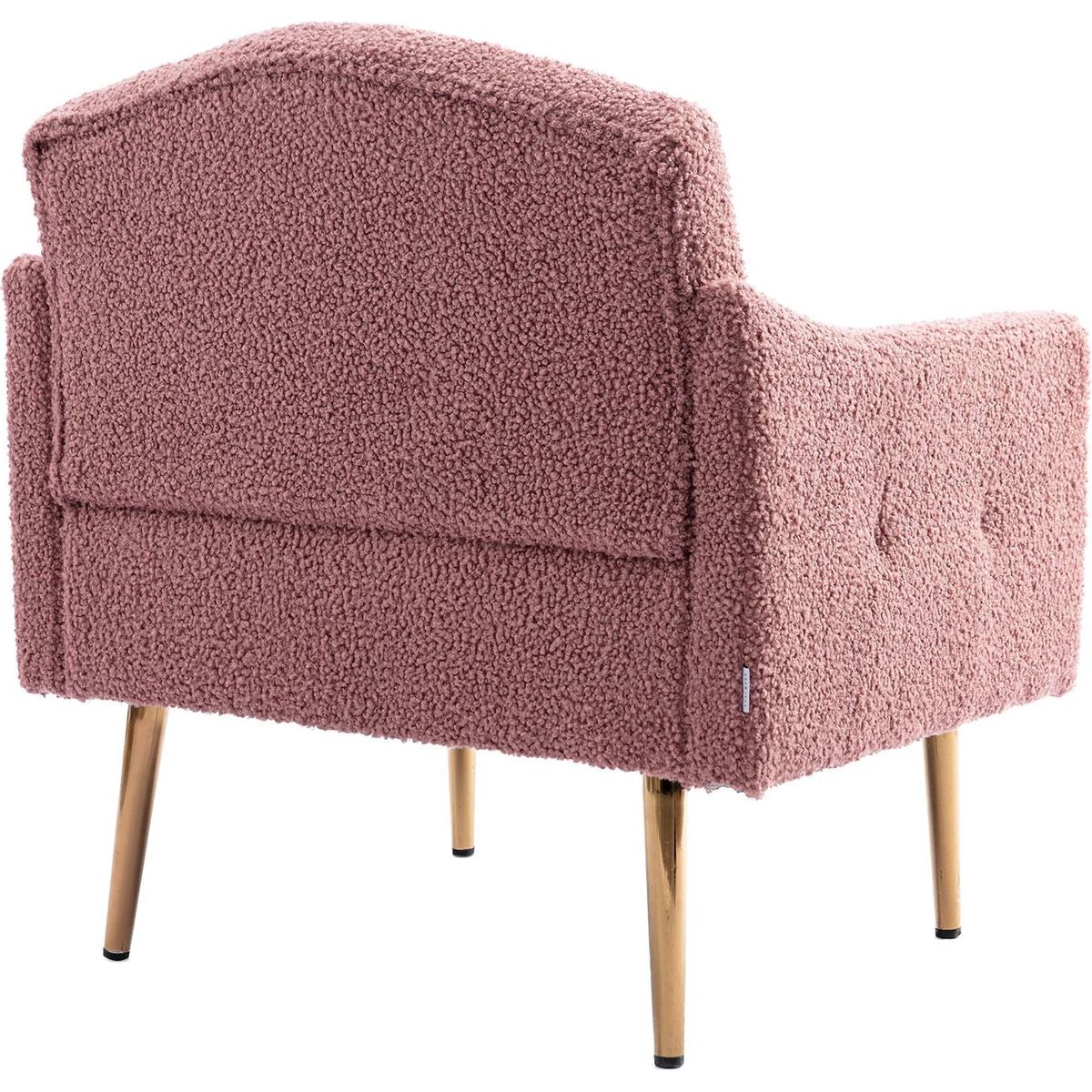 Accent Chair, leisure single sofa with Rose Golden feet