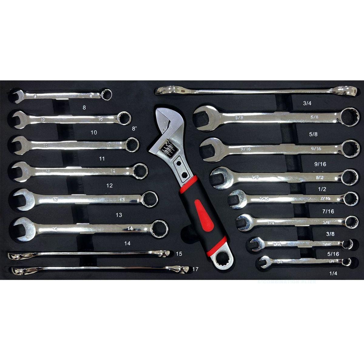 3 Drawers Tool Box with Tool Set