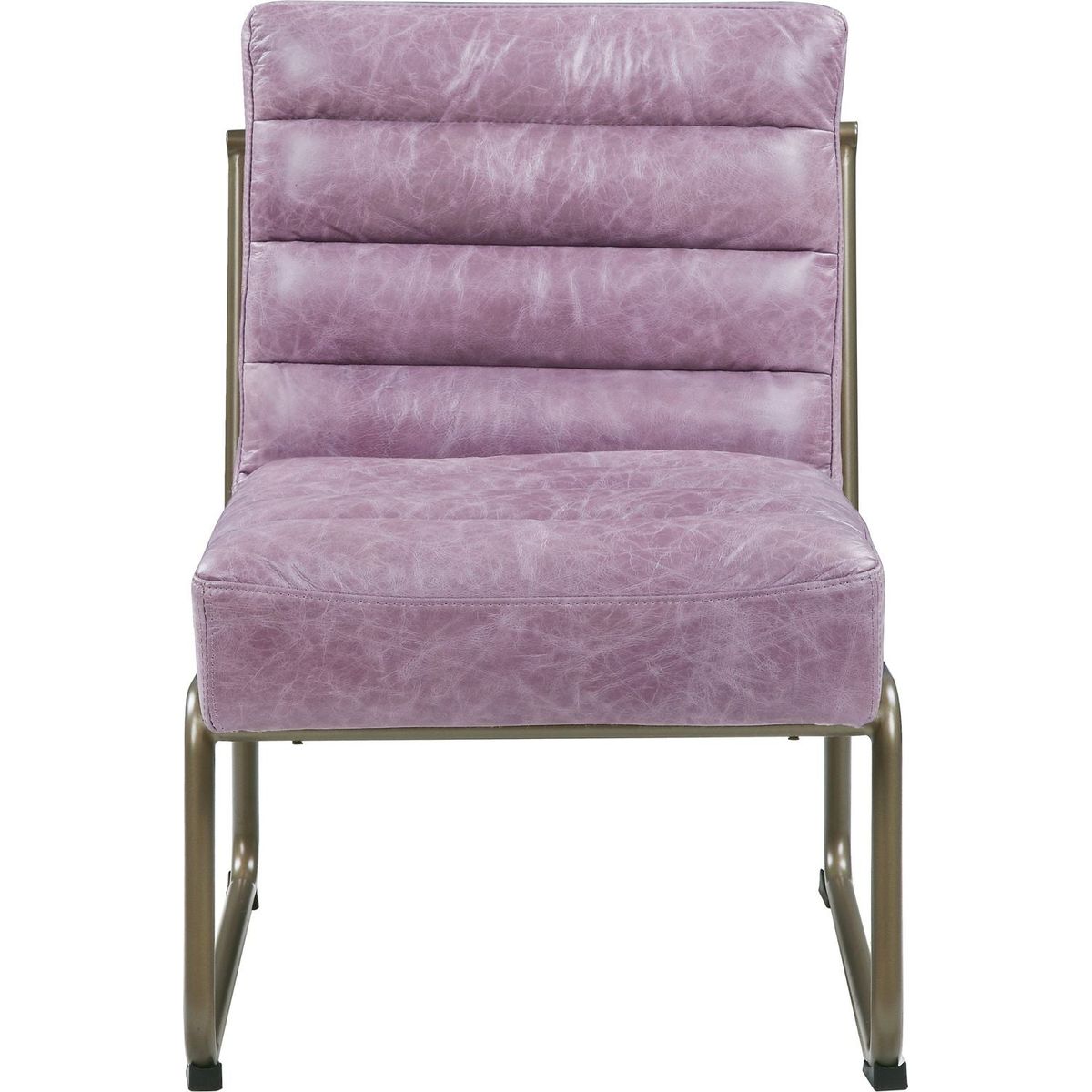 Loria Accent Chair in Wisteria Top Grain Leather