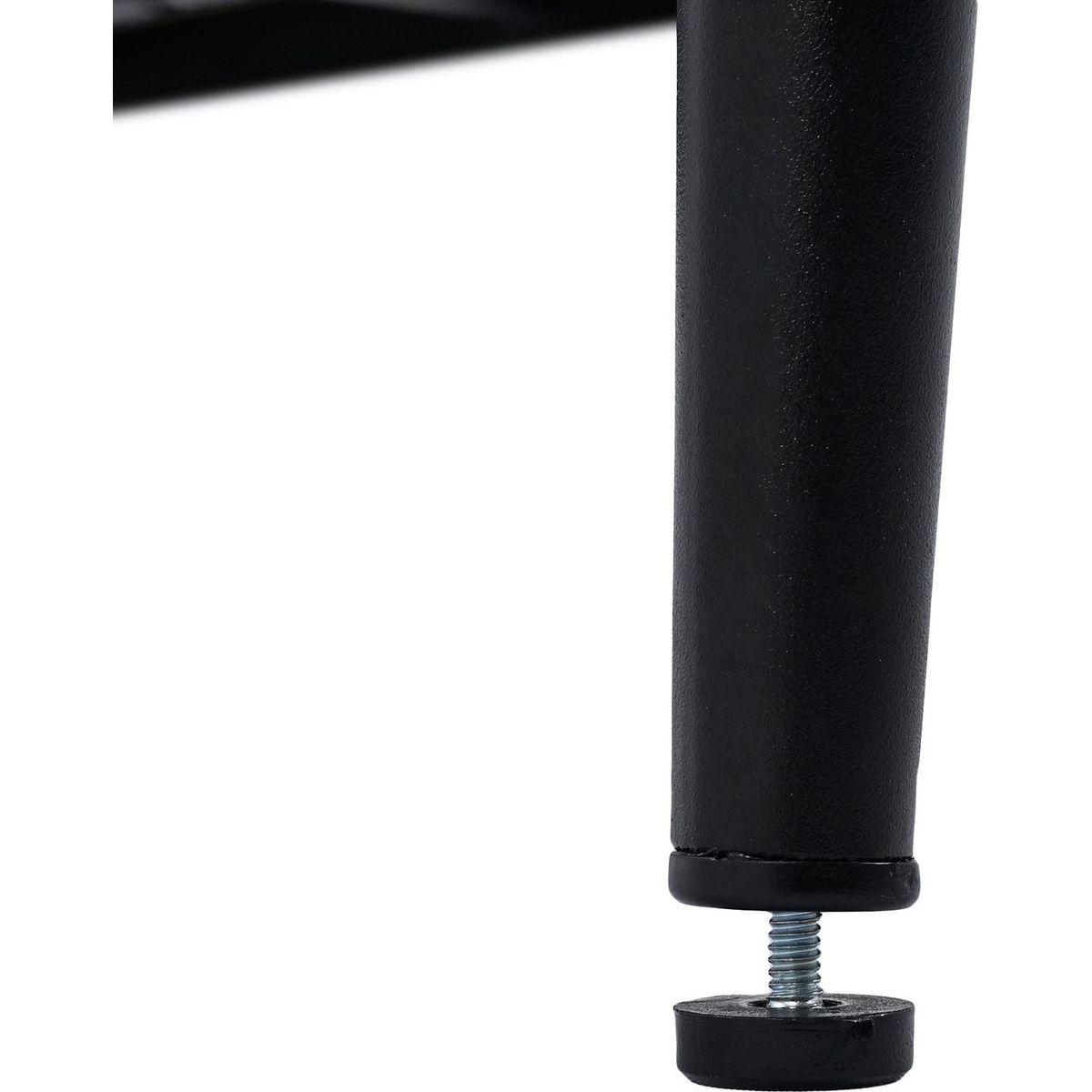 Modern Outdoor Daybed Patio Metal Daybed with Wood Topped Side Spaces for Drinks, 2 in 1 Padded Chaise Lounges for Poolside, Balcony, Deck, Gray