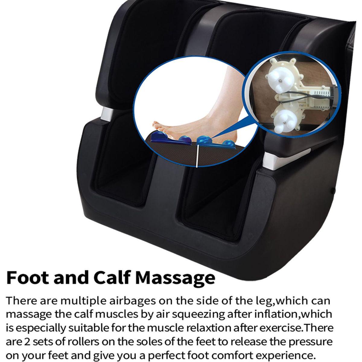 SL type pulley guide -durable leather-2D motor-massage manipulator-Space Saver Design- Track Sliding Zero Gravity Multifunction Massage Chair