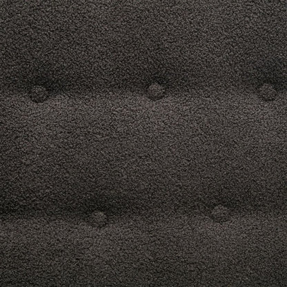 Lazy Rocking Chair,Comfortable Lounge Chair with Wide Backrest and Seat Wood Base, Upholstered Armless Rocker Chair for Living room, Balcony,Bedroom and Patio Porch. (GREY)