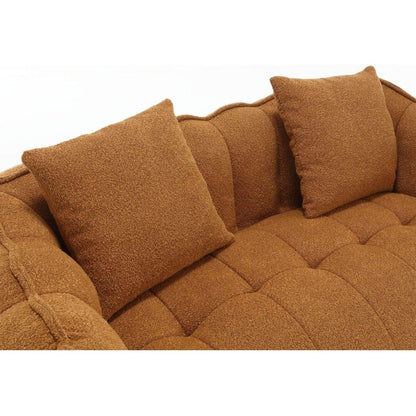 Soft beanbag chair with high resilience foam core for two people. The comfortable square recliner sofa is ideal for family members and friends engaged in games, reading, watching TV