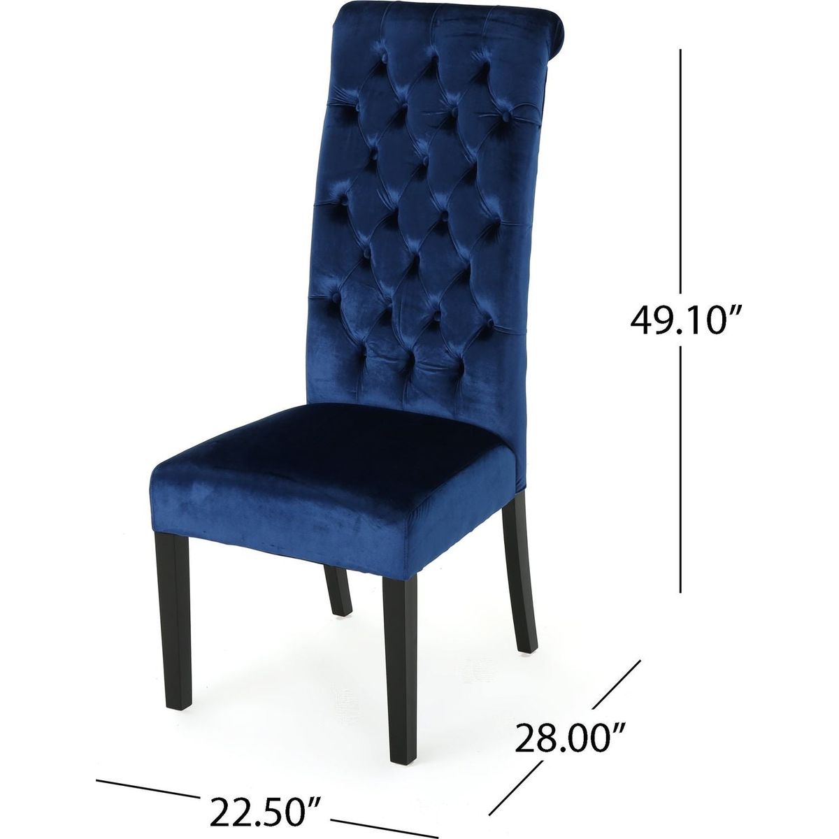 GEORGE HI-BACK KD DINING CHAIR