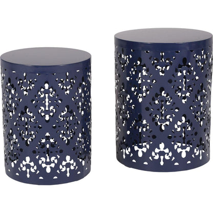 Metal S/2 end table