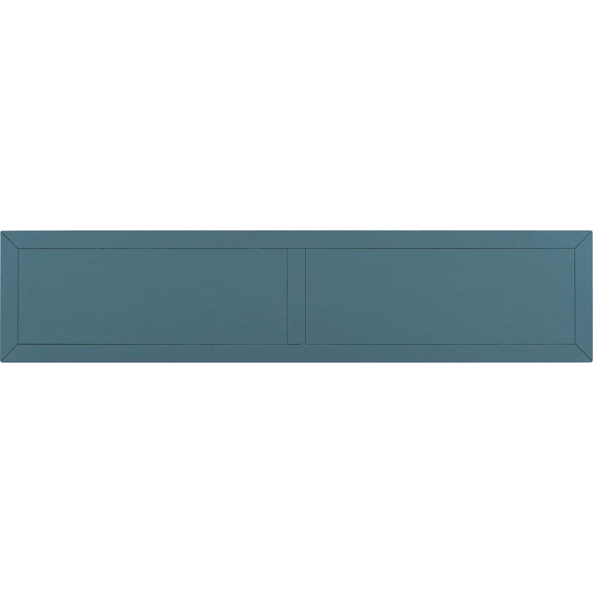 Console Table/Sofa Table with Storage Drawers and Bottom Shelf for Entryway Hallway(Dark Blue)