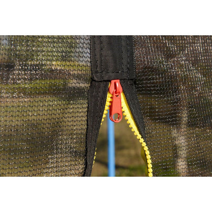 14 FT TRAMPOLINE INSIDE SAFETY NET WITH BASKETBALL HOOP