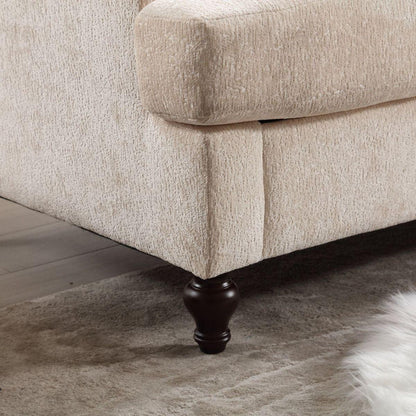 Modern chenille Fabric Loveseat, 2-Seat Upholstered Loveseat Sofa Modern Couch