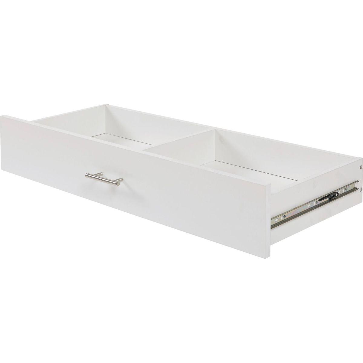 Rolling Kitchen Island with Storage, Kitchen Cart with Rubber Wood Top, Spacious Drawer with Divider and Internal Storage Rack, Kitchen Island on Wheels with Adjustable Shelf Tower Rack, White