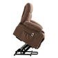 Power Lift Recliner Chair Recliners for Elderly with Heat and Massage Recliner Chair for Living Room with Infinite Position and Side Pocket,USB Charge Port.BROWN