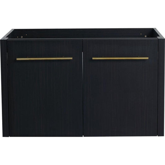 30 Inch Wall-mounted Bathroom Vanity (Only the Cabinet Body, No Top Sink)-BVB09130BCT