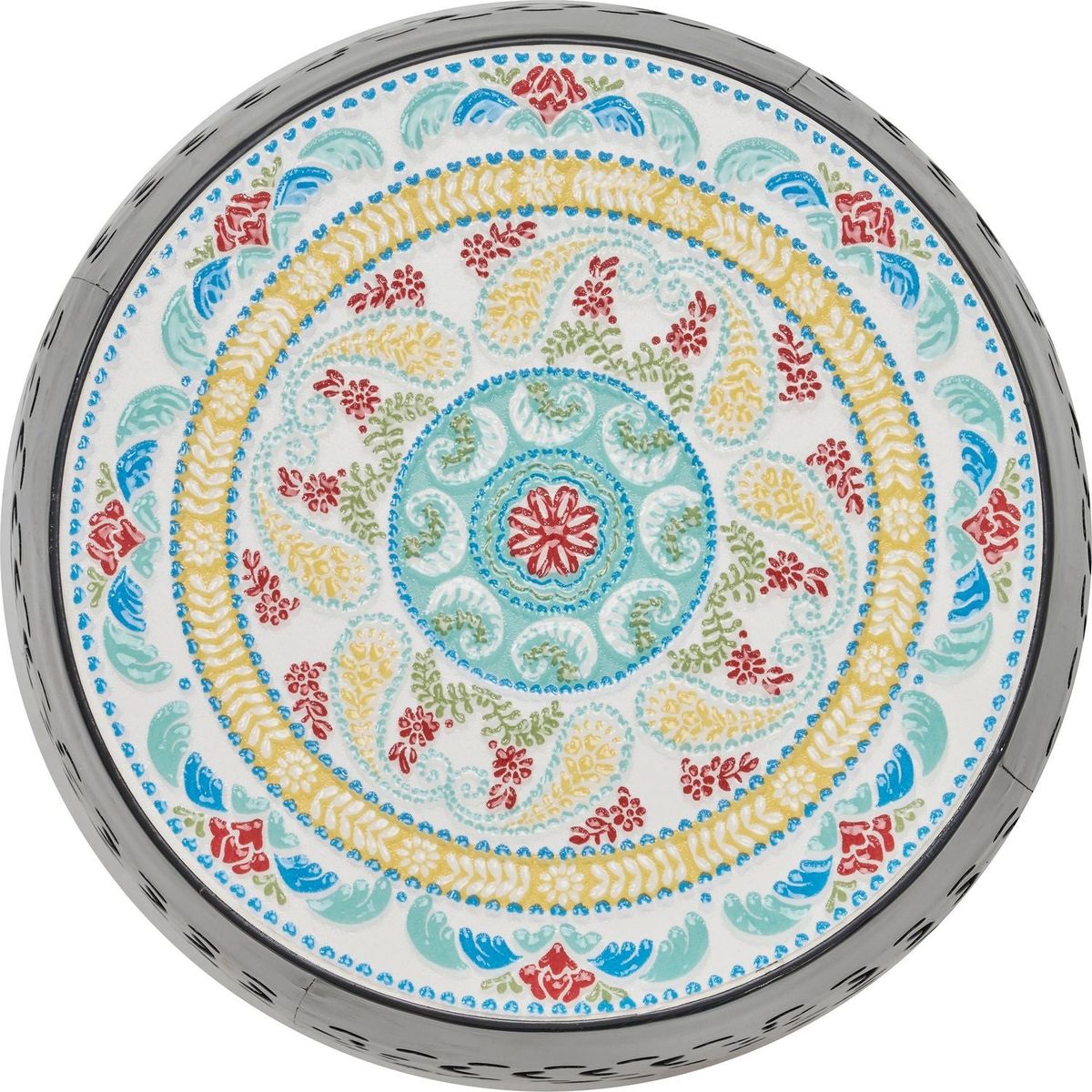 RUBY12" SIDE TABLE -BLACK