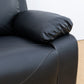 Breathing Leather black recliner chair for adults living room sofa chair with armrest, for home theater