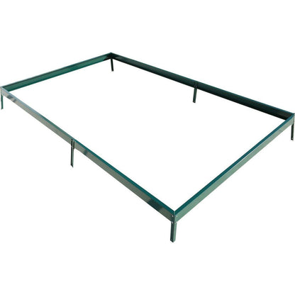 6.3'x10.2'x7' Polycarbonate Greenhouse, Heavy Duty Outdoor Aluminum Walk-in Green House Kit with Rain Gutter, Vent and Door for Backyard Garden, color green