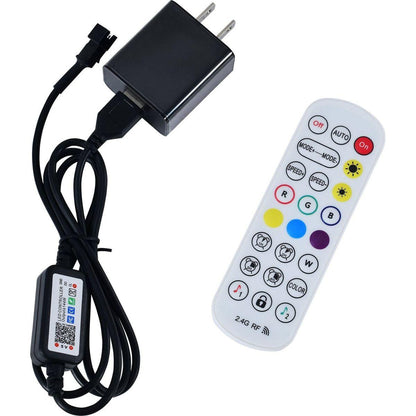 Twin Extending Daybed with LED Lights, Modern Upholstered Princess Daybed With Crown Headboard,Pink