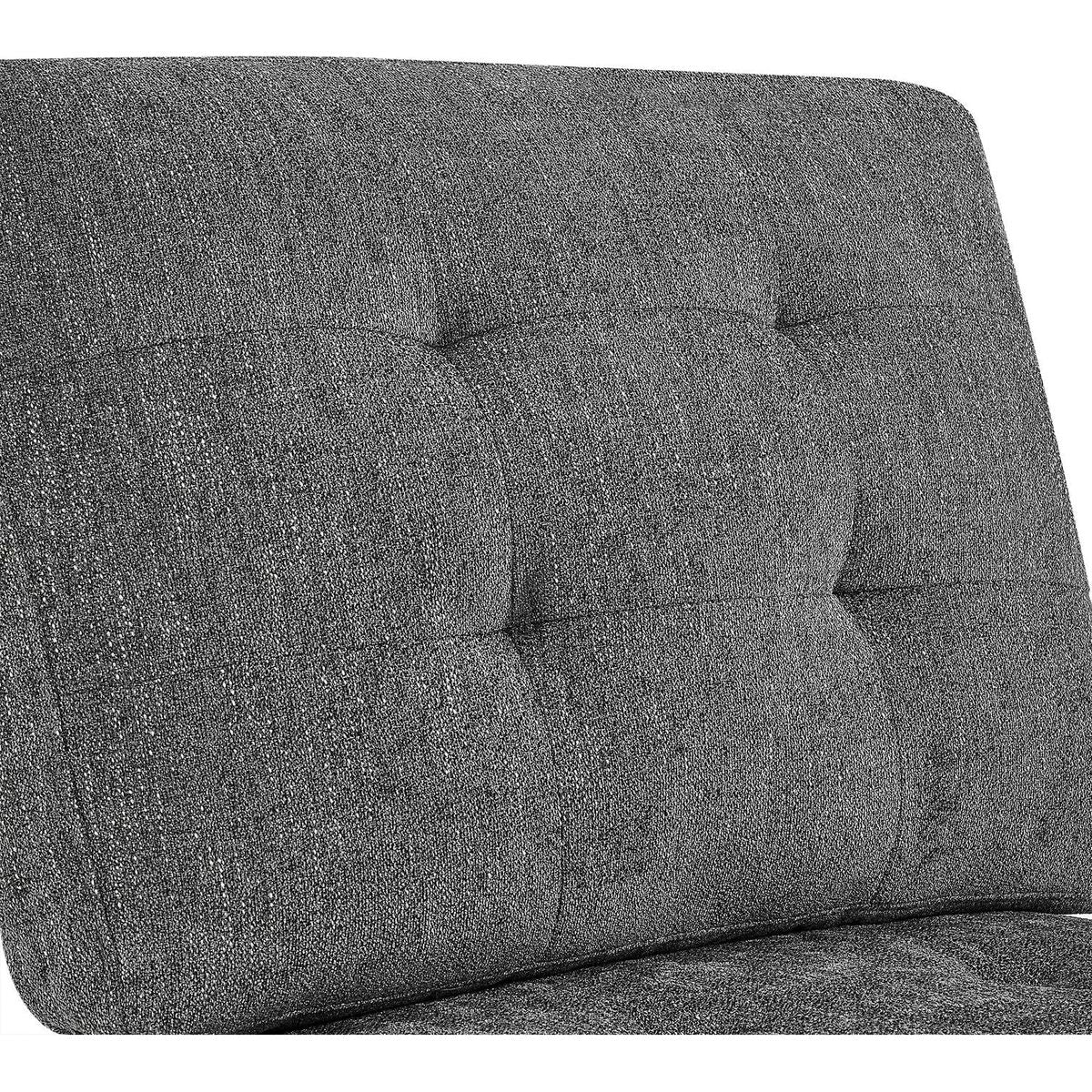 U shape Modular Sectional Sofa,DIY Combination,includes Seven Single Chair, Four Corner and One Ottoman,Grey