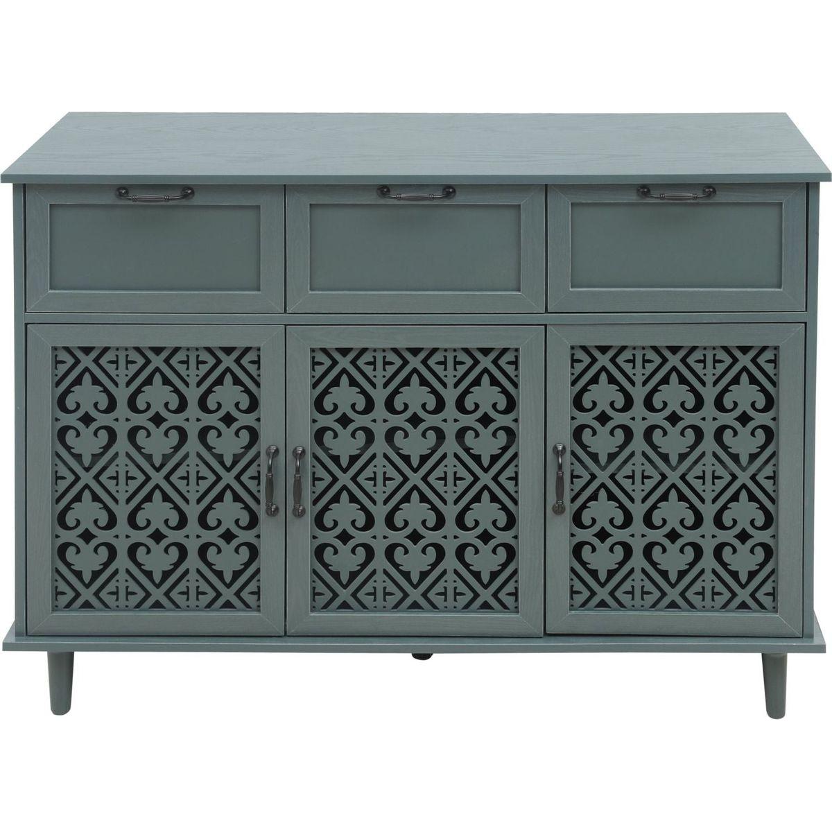 3 Door 3 Drawer Cabinet, American Furniture, Suitable for Bedroom, Living Room, Study