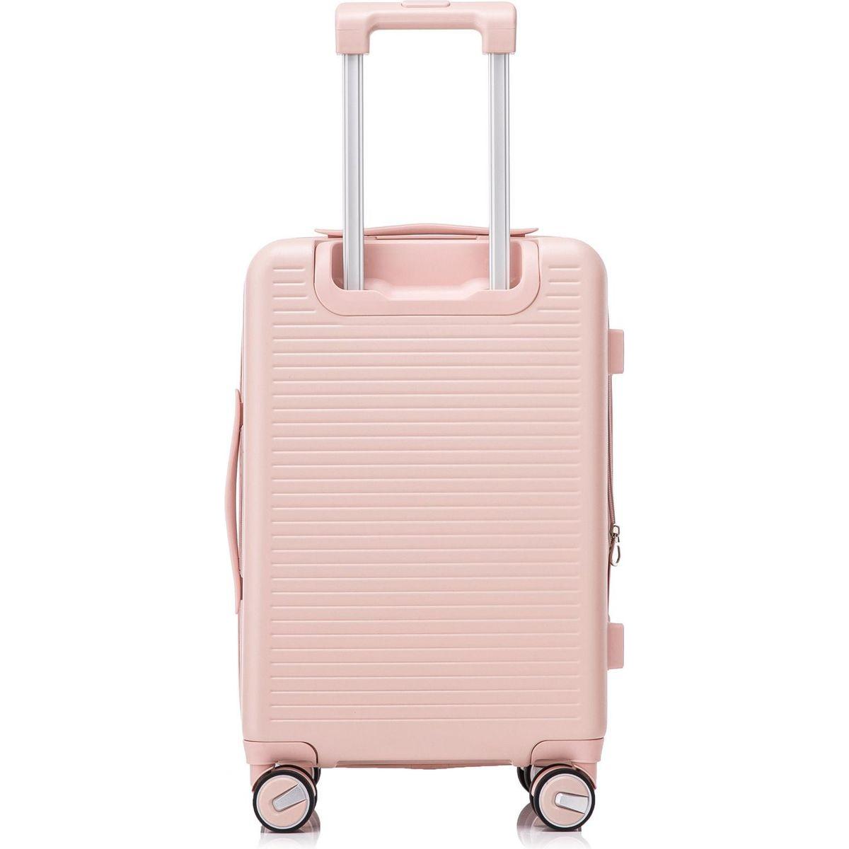 Luggage Sets 3 Piece(20/24/28), Expandable Carry On Luggage with TSA Lock Airline Approved, 100% PC Hard Shell and Lightweight Suitcase with Front Pocket and Spinner Wheels