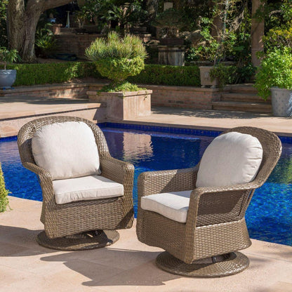 LIAM SWIVEL CLUB CHAIR (Set of 2)