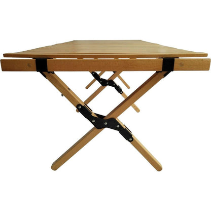 Multi-Function Wooden Foldable Portable Patio Dining Table, Natural Indoor and outdoor universal, Natural