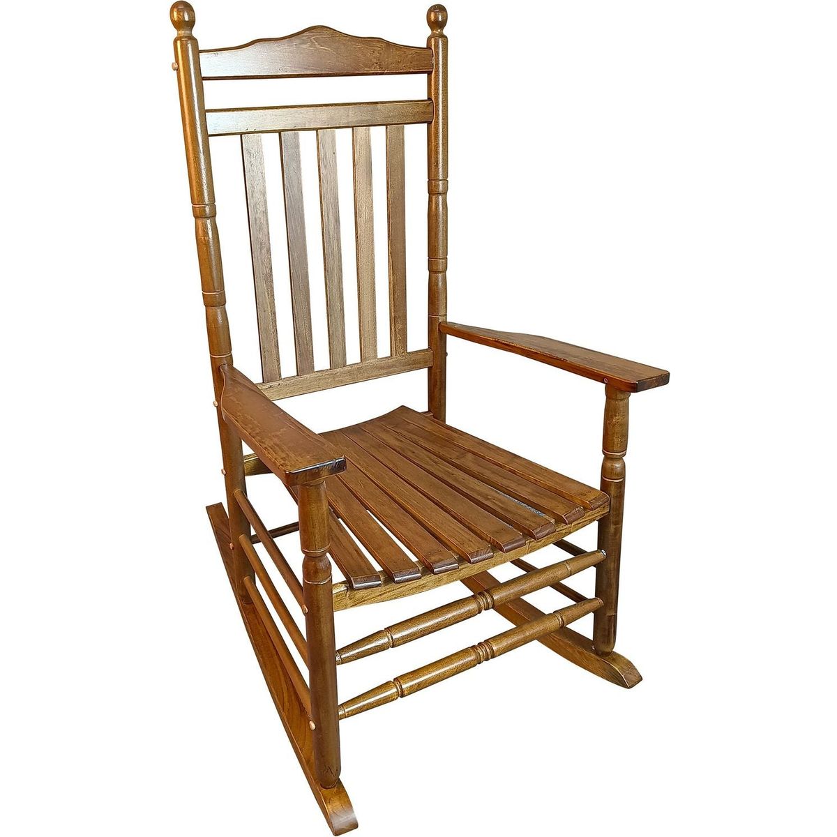 BALCONY PORCH ADULT ROCKING CHAIR OAK