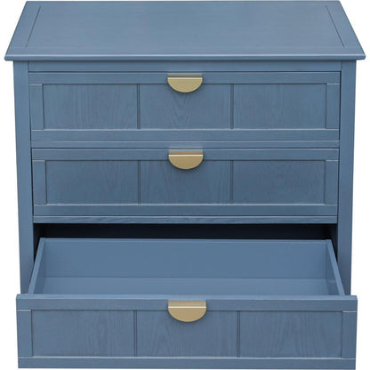 3 Drawer Cabinet, American Furniture,Suitable for bedroom, living room, study