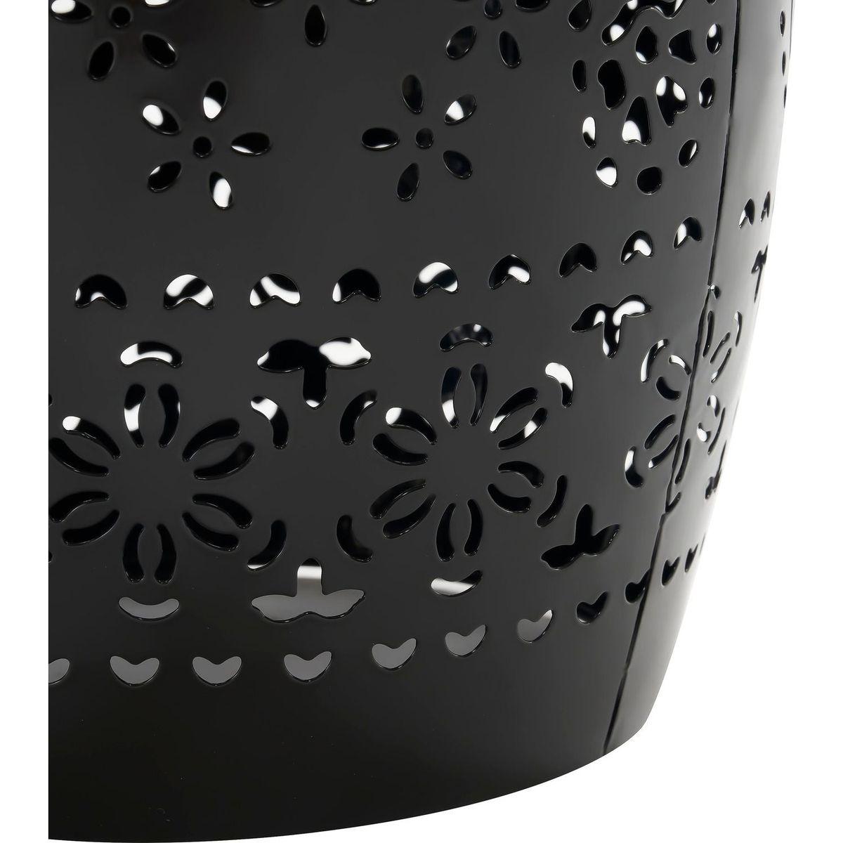 RUBY12" SIDE TABLE -BLACK