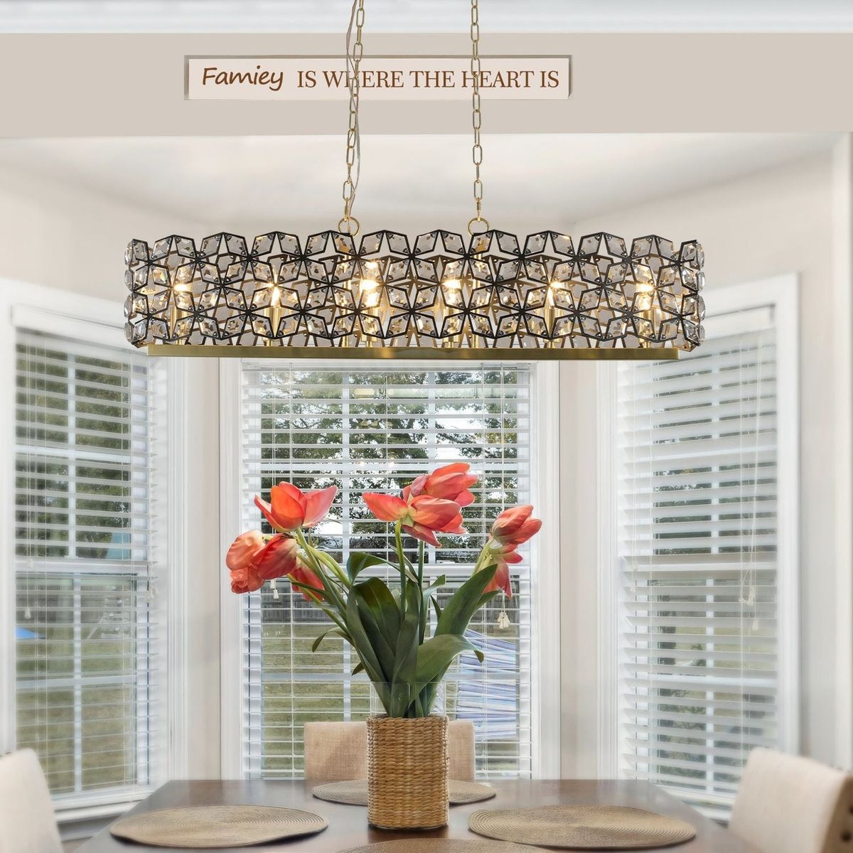 Modern Champagne Gold Oval Crystal ceiling chandelier Luxury Home Decor Light Fixture