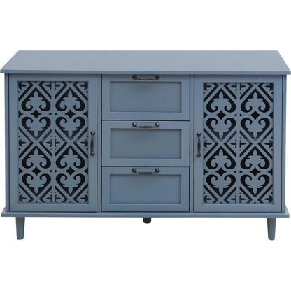 2 Door 3 Drawer Cabinet, American Furniture, Suitable for Bedroom, Living Room, Study