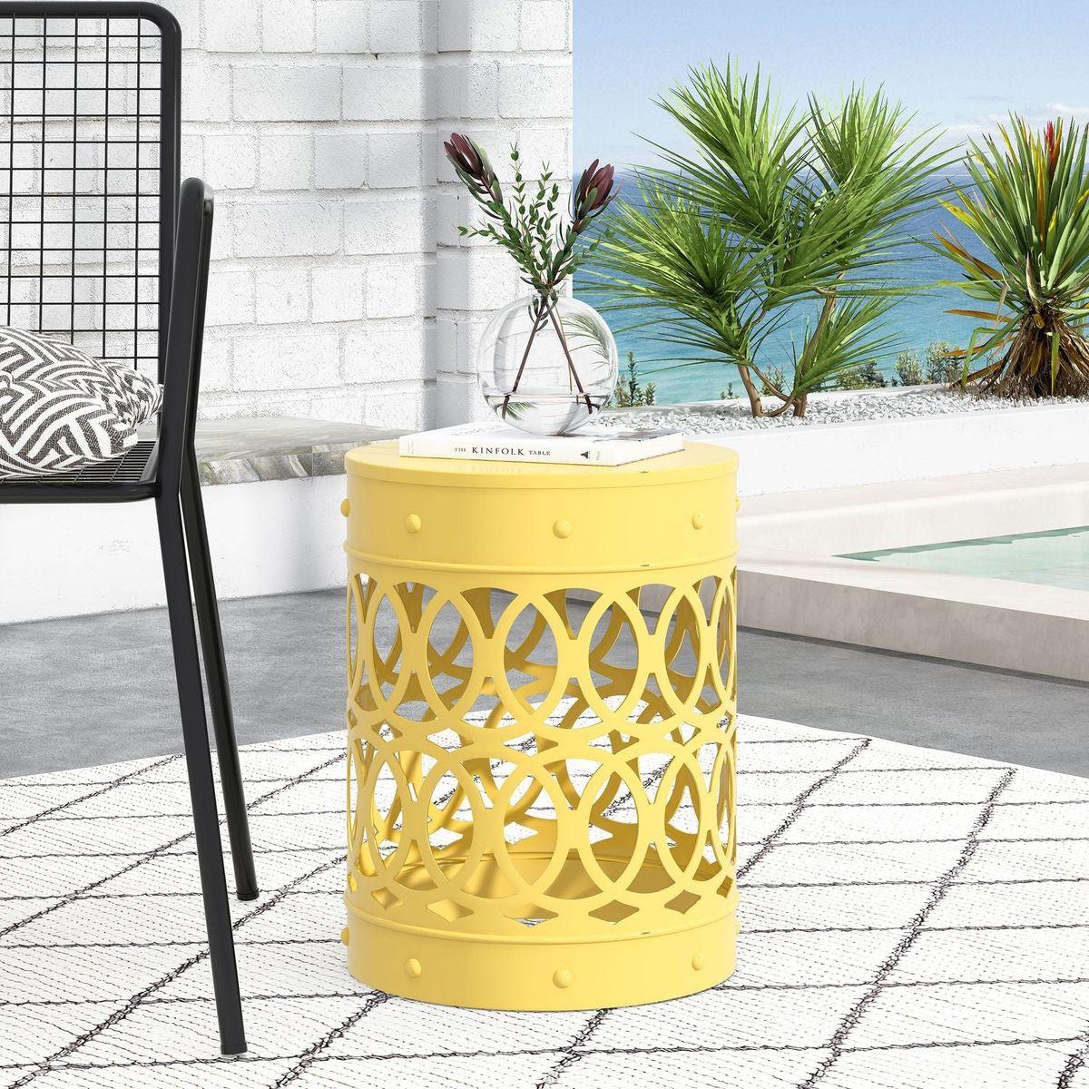 Metal end Table -Large