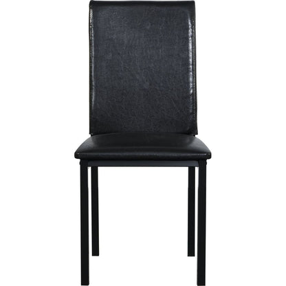 4-piece metal frame dining seats