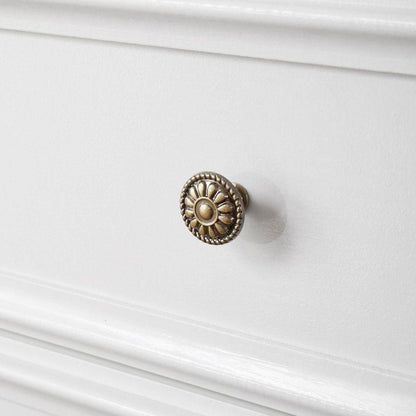 Modern 5 Drawers Dresser 5 Drawers Cabinet,Chest of Drawers Closet Organizers and Storage Clothes Storage Drawers Cabinet for Living Room, Farmhouse Dresser Organizer WHITE