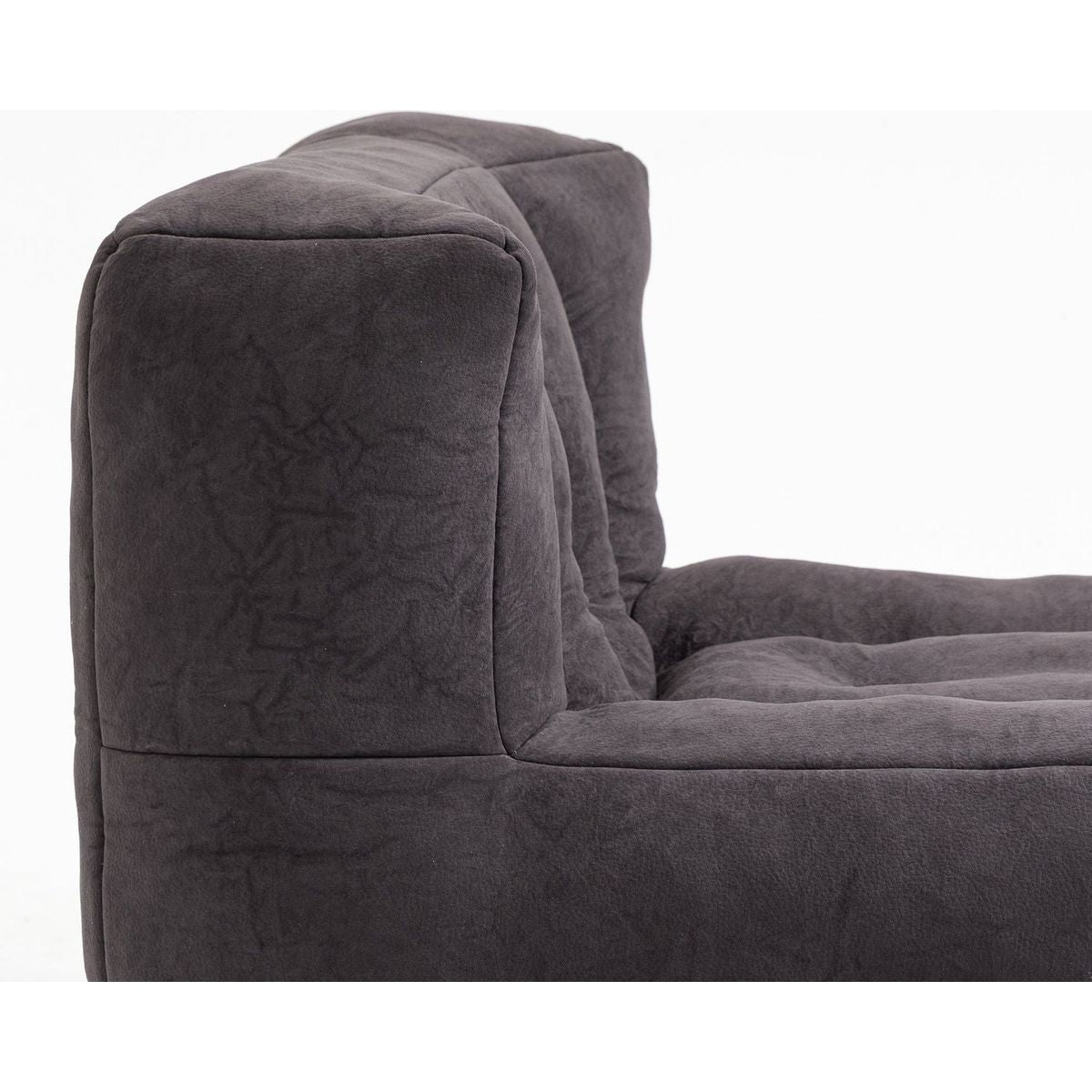 Fluffy bean bag chair, comfortable bean bag for adults and children, super soft lazy sofa chair with memory foam and ottoman, indoor modern focus bean bag chair for living room, bedroom, apartment