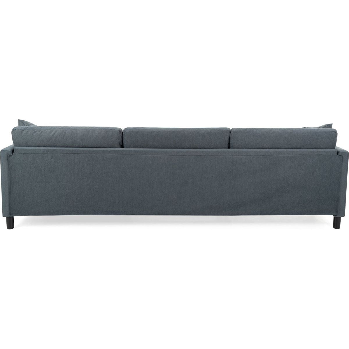 107.87'Sectional Sofa Couch With 1 Ottoman,Seat Cushion and Back Cushion Removable