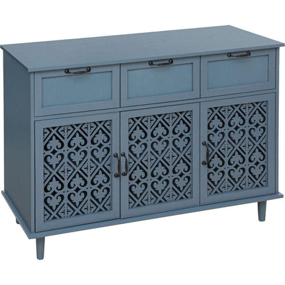 3 Door 3 Drawer Cabinet, American Furniture, Suitable for Bedroom, Living Room, Study - Streamdale Furniture