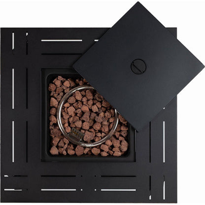 28inch Square Fire Pit Table