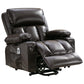 Power Lift Recliner Chair Recliners for Elderly with Heat and Massage Recliner Chair for Living Room with Infinite Position and Side Pocket,USB Charge Port.BROWN