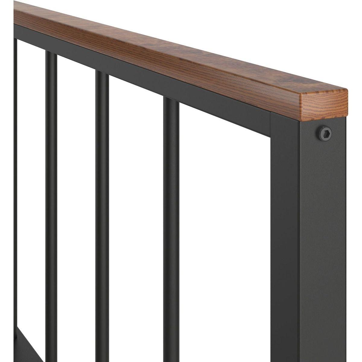 Metal Platform Bed frame with Headboard and Footboard,Sturdy Metal Frame, No Box Spring Needed(Full)