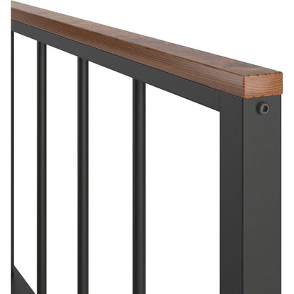 Metal Platform Bed frame with Headboard and Footboard,Sturdy Metal Frame, No Box Spring Needed(Full)
