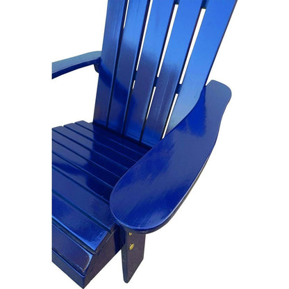 Outdoor or indoor Wood children Adirondack chair,blue