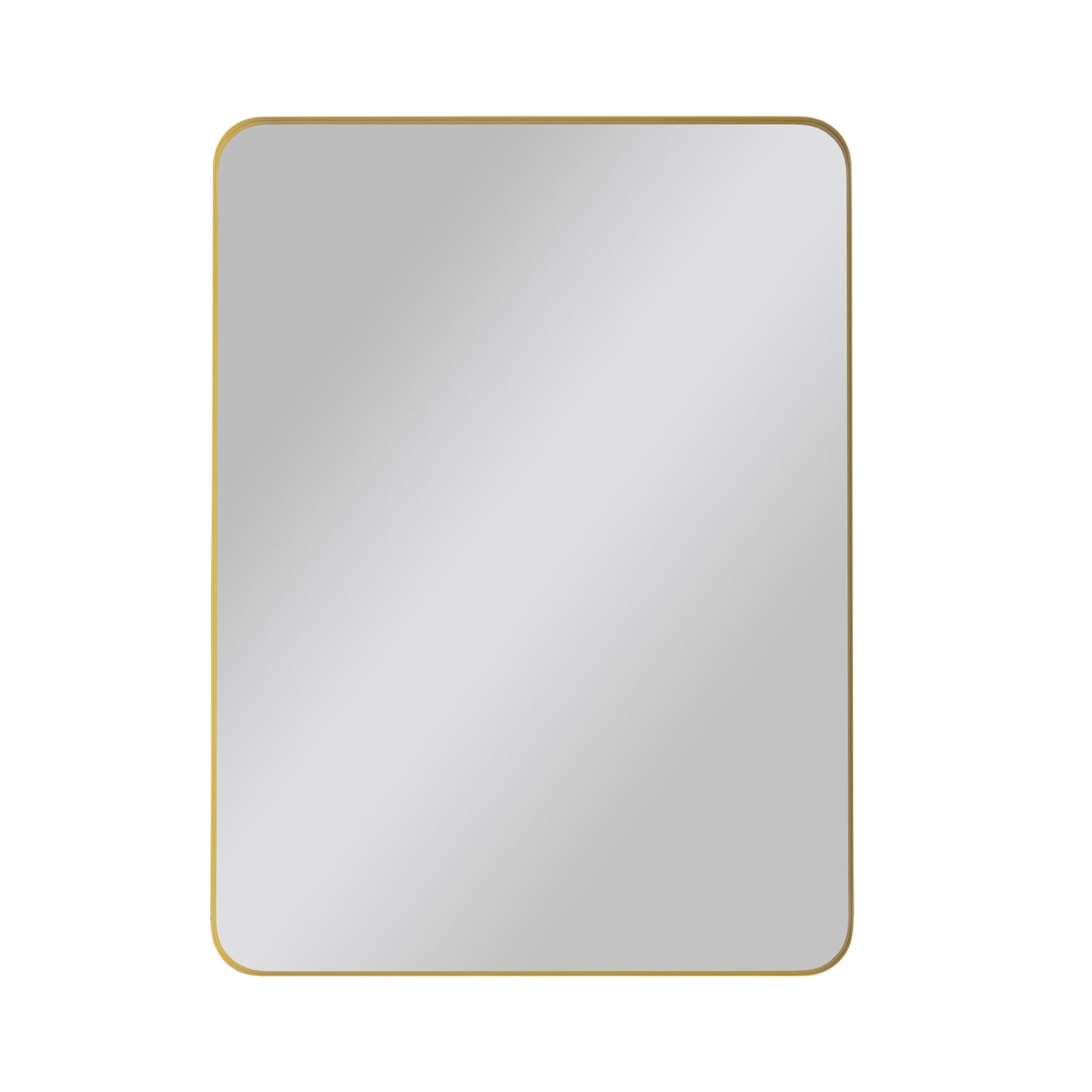 Wall Mirror 30x40 Inch Gold Rectangular Mirror Metal Framed Mirror Vanity Mirror Dressing Mirror, for Bathroom, Living Room, Bedroom Wall Decor