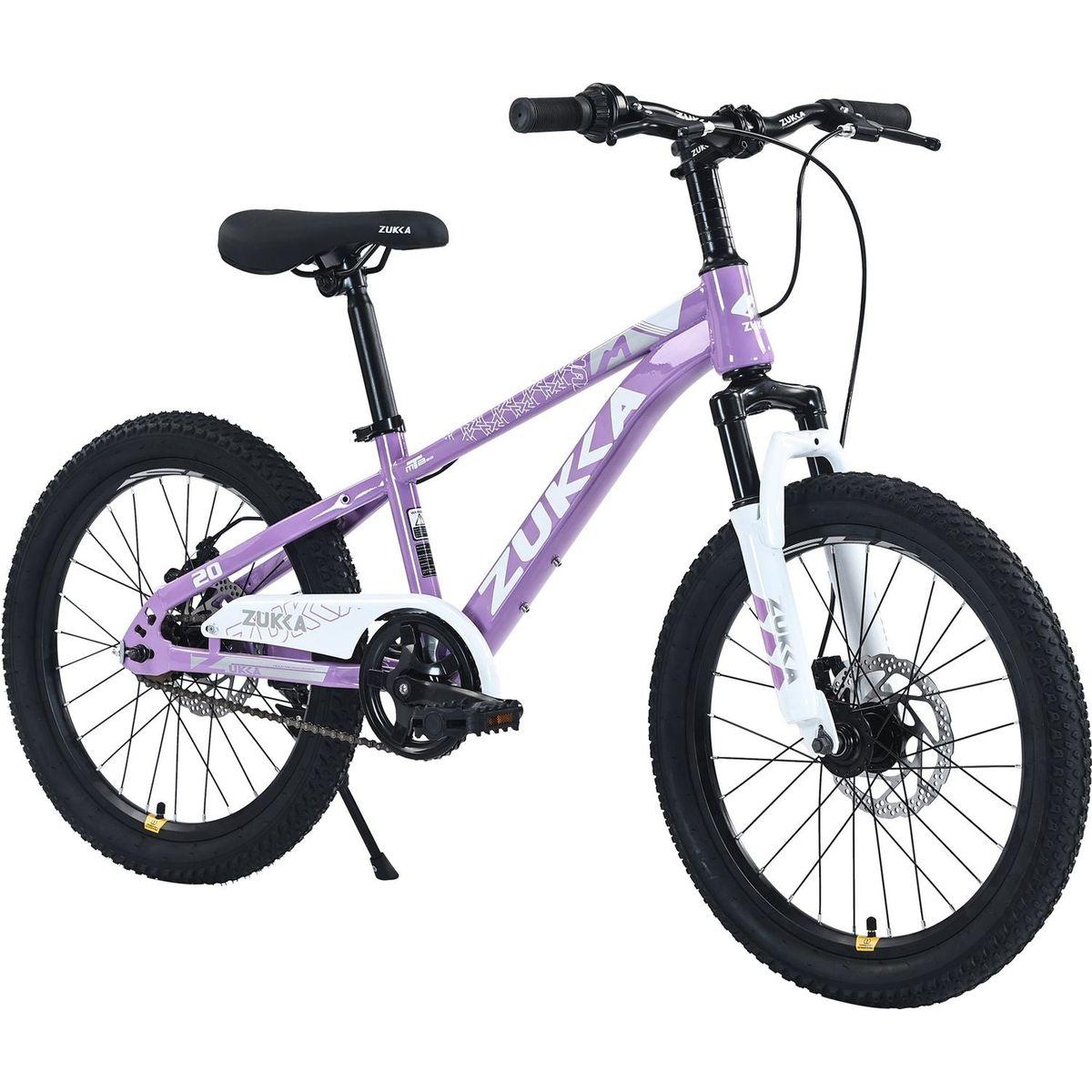 ZUKKA Mountain Bike,20 Inch MTB for Boys and Girls Age 7-10 Years,Multiple Colors