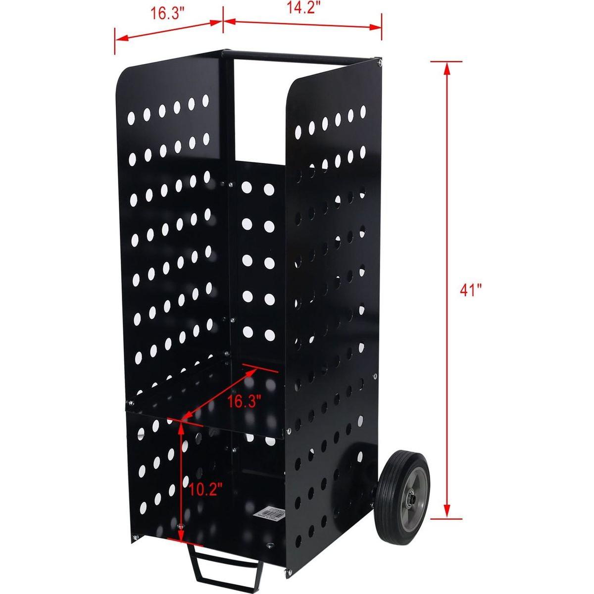 Firewood Cart,fireplace log rolling cart,wood rack, heavy duty in door outdoor rolling cart