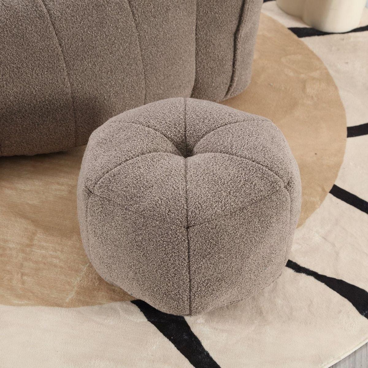Soft Bean Bag Chair with High Resilient Foam(Chips)for living room and bedroom,Comfortable Square Lazy Sofa with Footstool, Cover for Adults to Gaming, Reading, and Watching TV - Streamdale Furniture