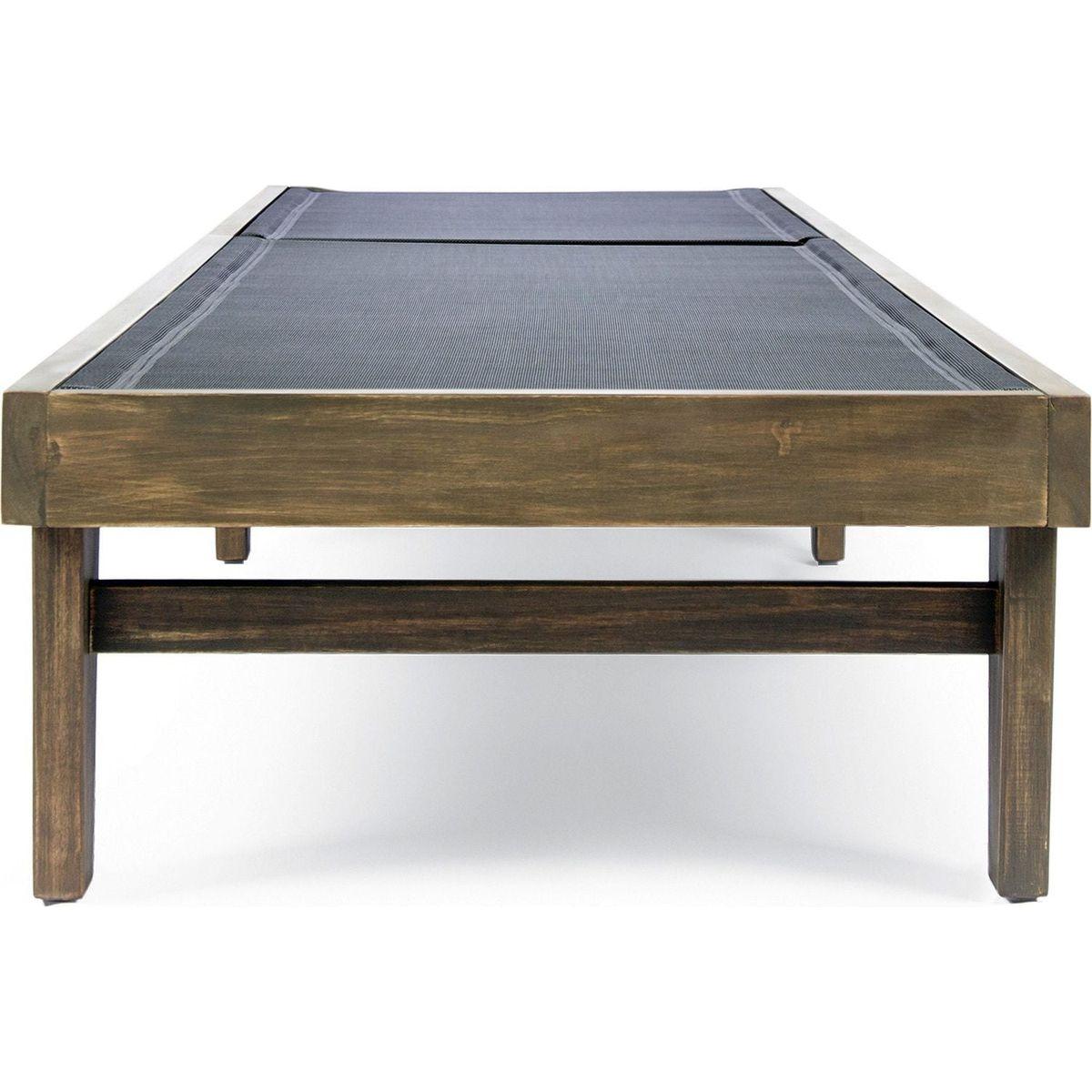 SUMMERLAND CHAISE LOUNGE - DARK GREY MESH