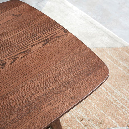 Center Table Low Table 100% Solid Oak Wood Top Plate Desk Coffee Table Width 120 x Depth 56 x Height 44 cm Study Desk Work From Home Easy To Assemble Walnut Color Wood With Storage Shelf