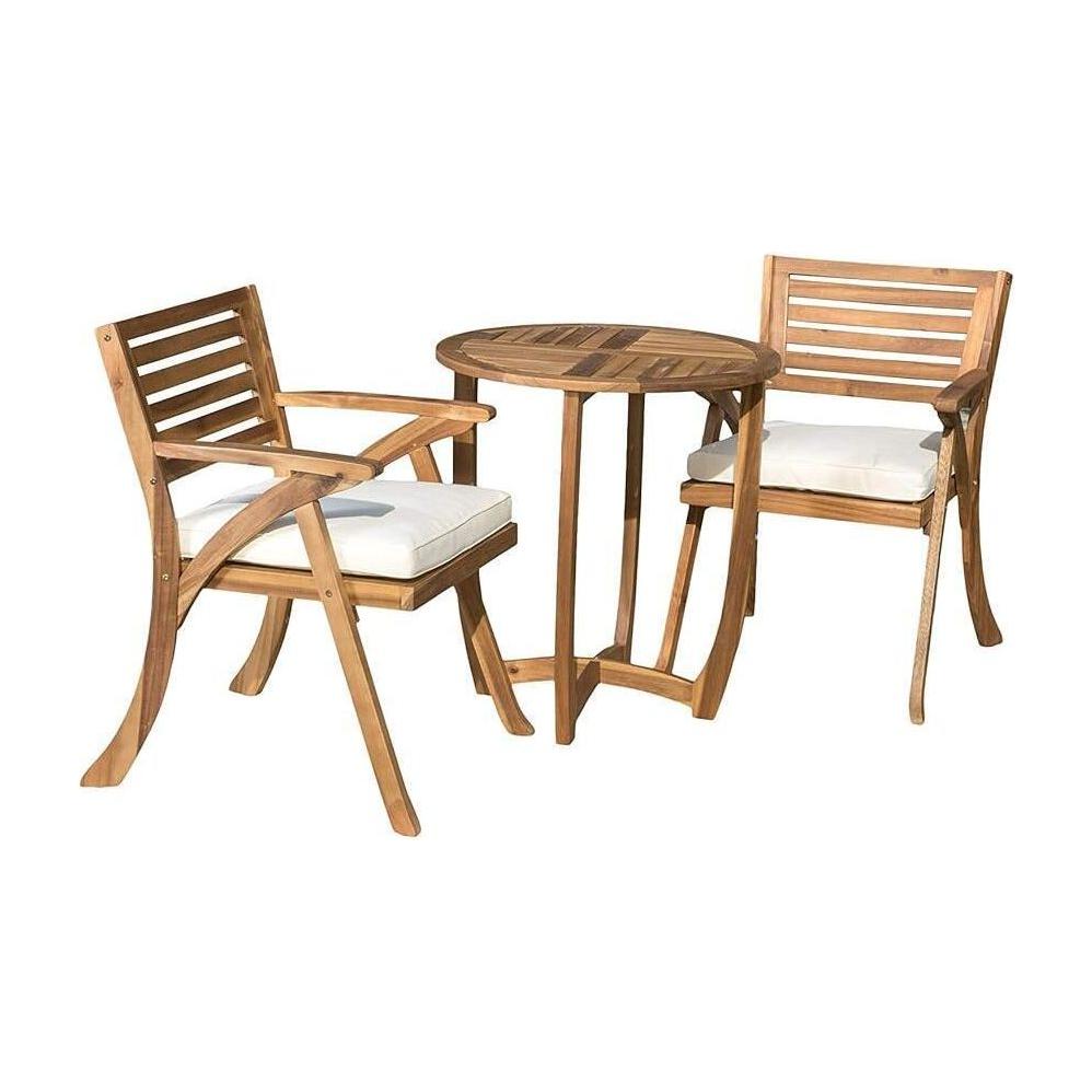 HERMOSA KD WOOD DINING SET with Cushions